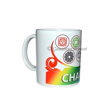 Rainbow 7 Chakra Printed Mug