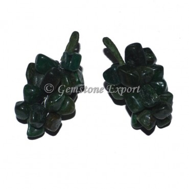 Green Jade Grapes Pendants