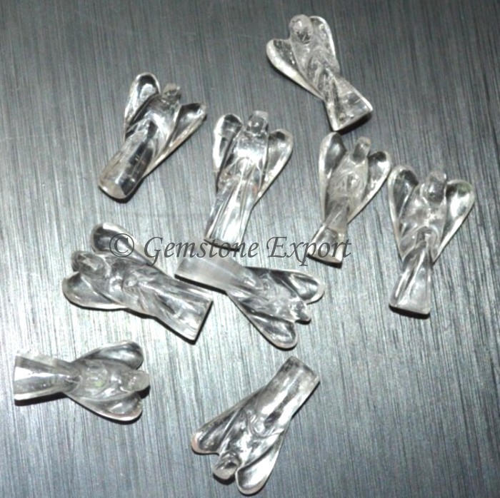 Crystal Quartz Angel 1 Inch