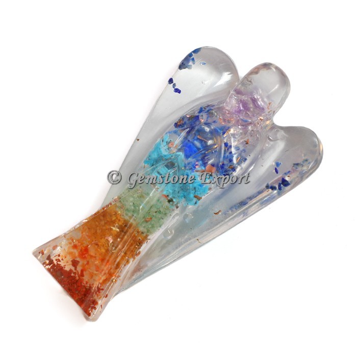 Seven Chakra Chips Orgone Angel