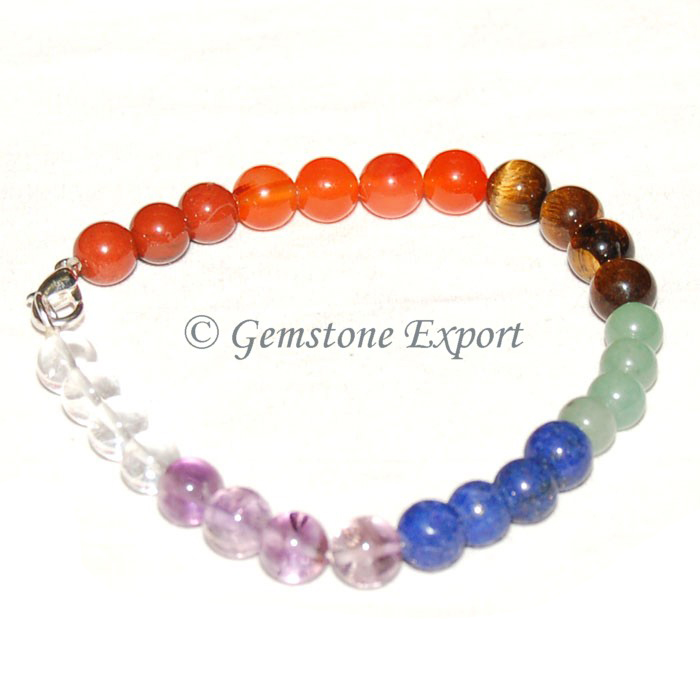 Seven Chakra Round Bracelets