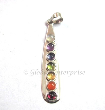 Chakra Drop Pendants