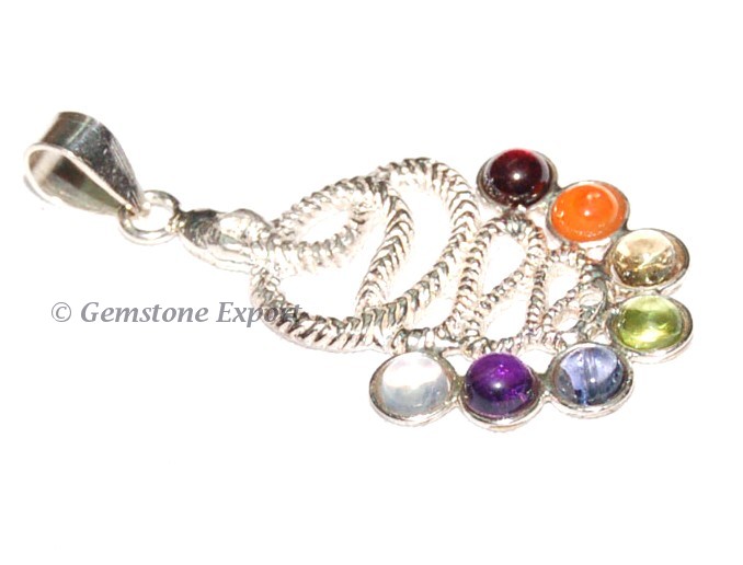 Snake Chakra Pendants