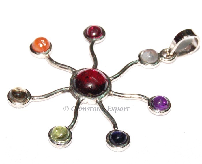 Chakra Pendants 925 Silver