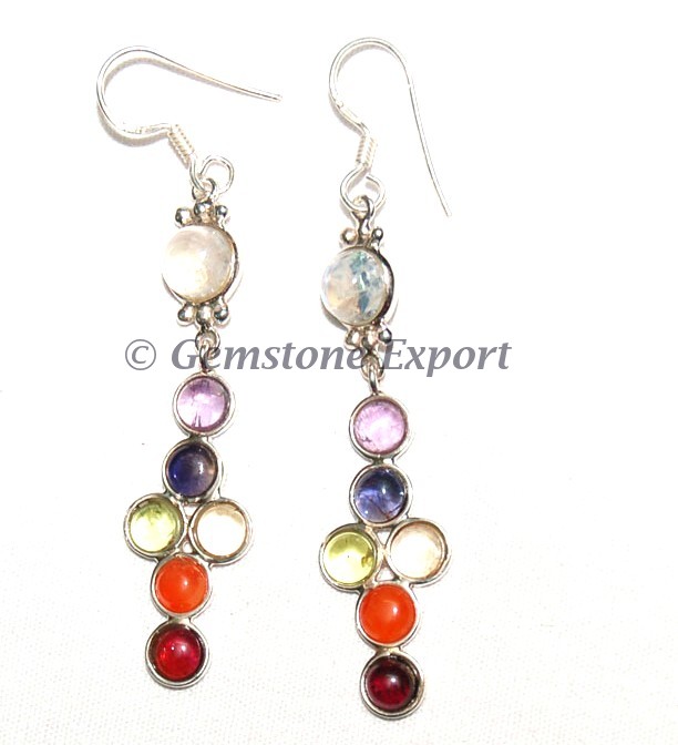 Seven Chakra Earrings