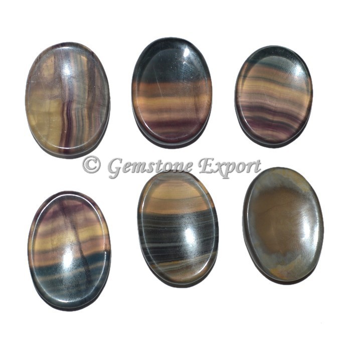 Multi Flourite Oval Cabs