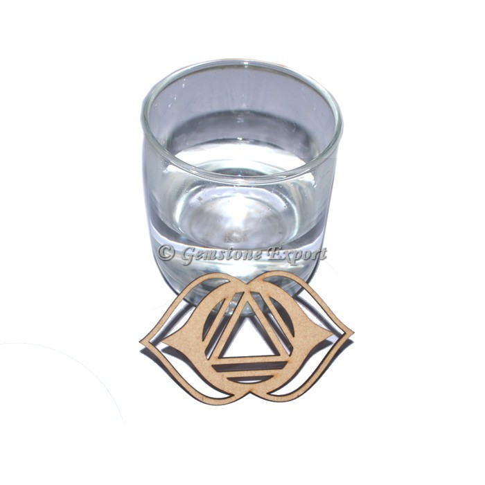 Third Eye Chakra Wooden Coaster