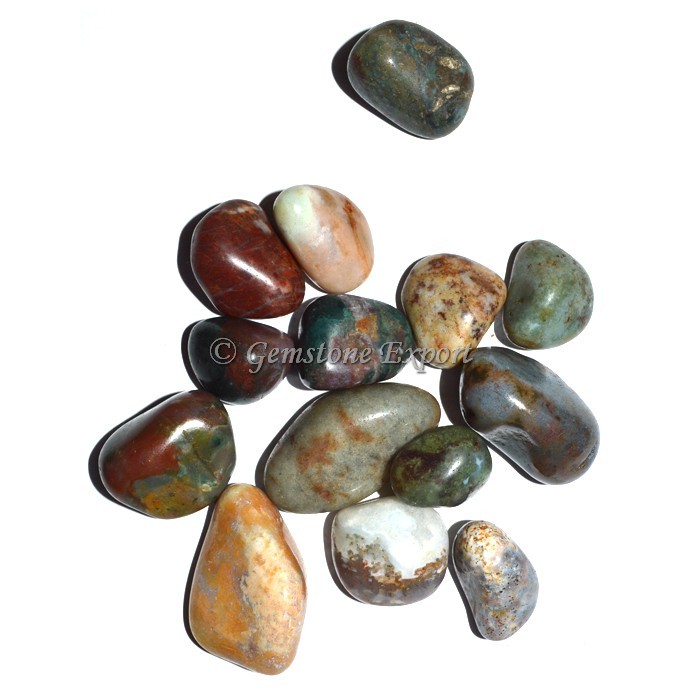 Fancy Jasper Pebble Stone