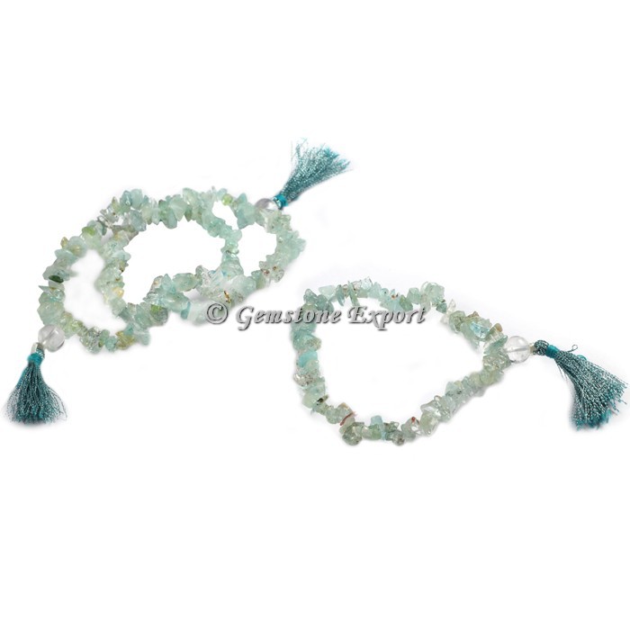 Aqua Marine Chips Yoga Bracelets