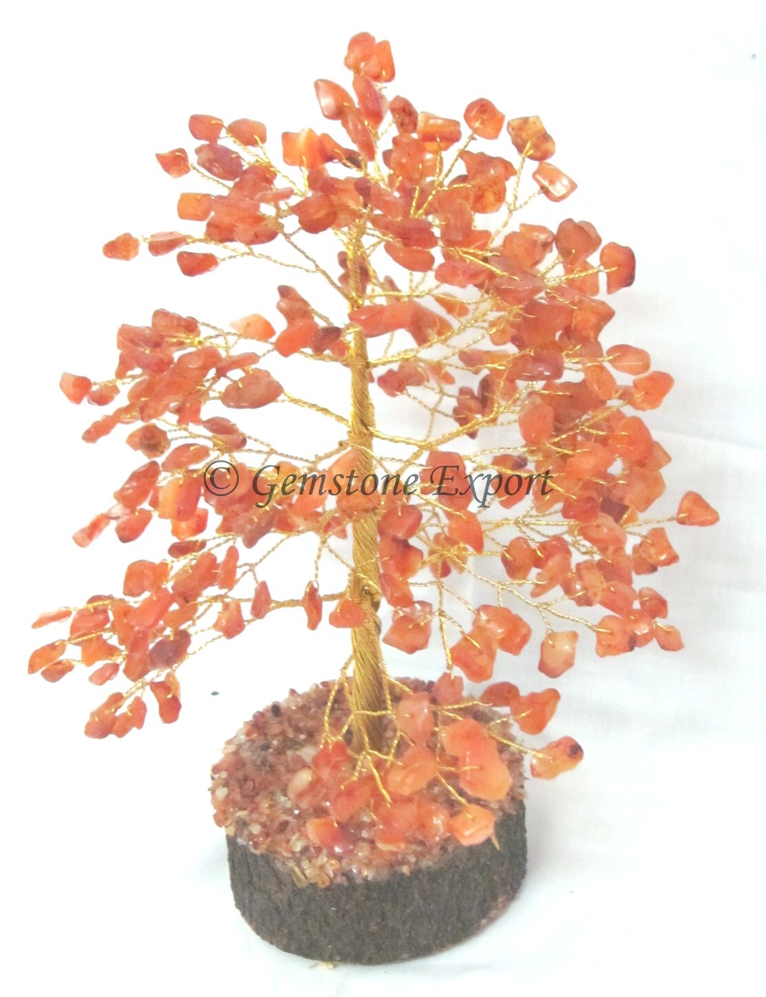 Carnelian Gemstone Chips Tree