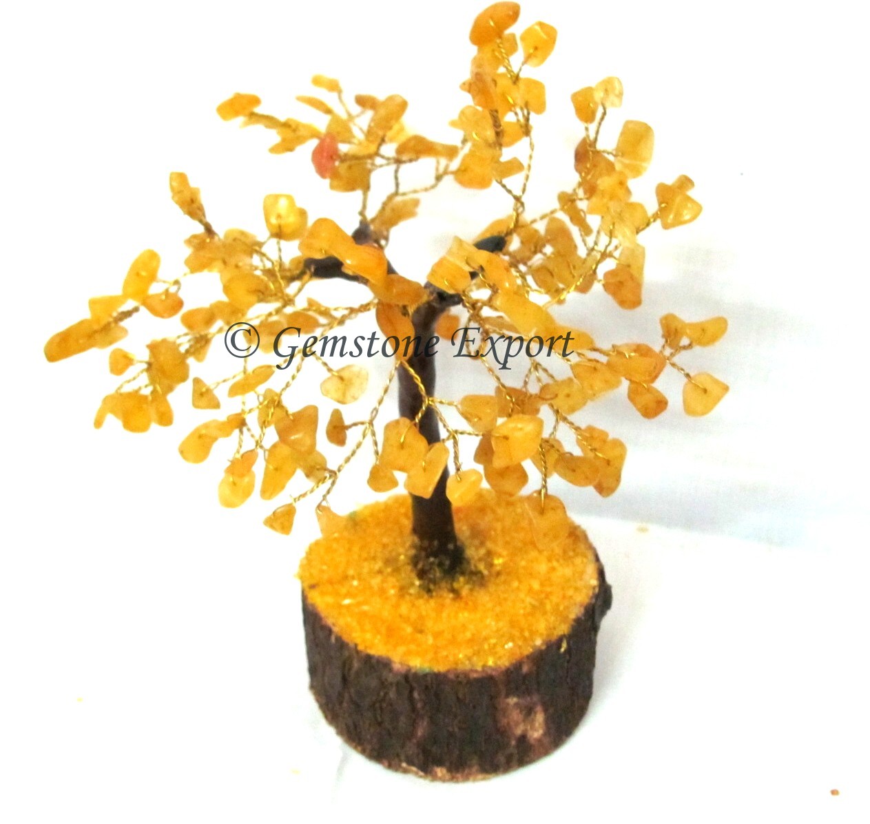 Golden Quartz Stone Tree