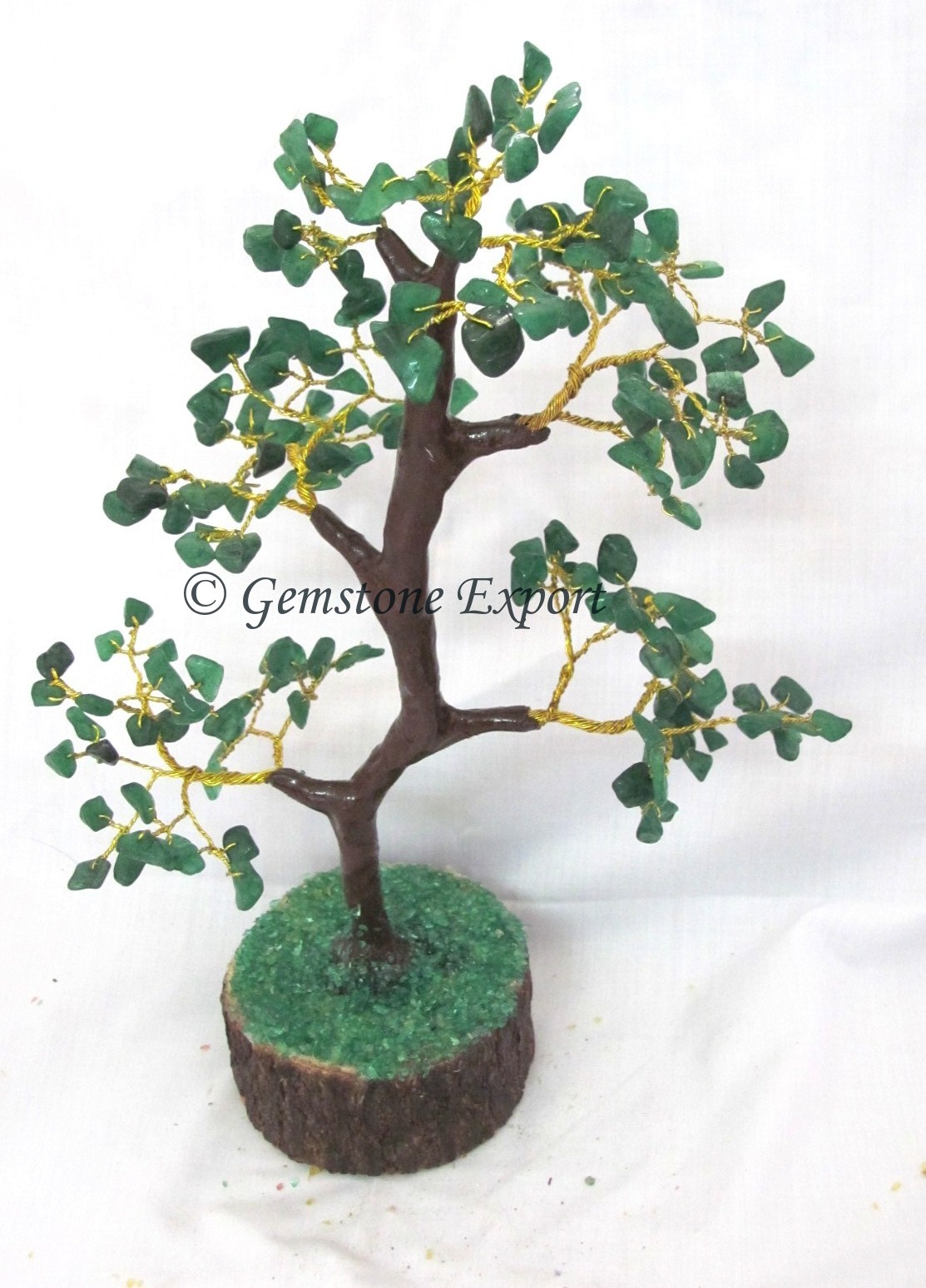 Green Aventurine Chips Stone Tree
