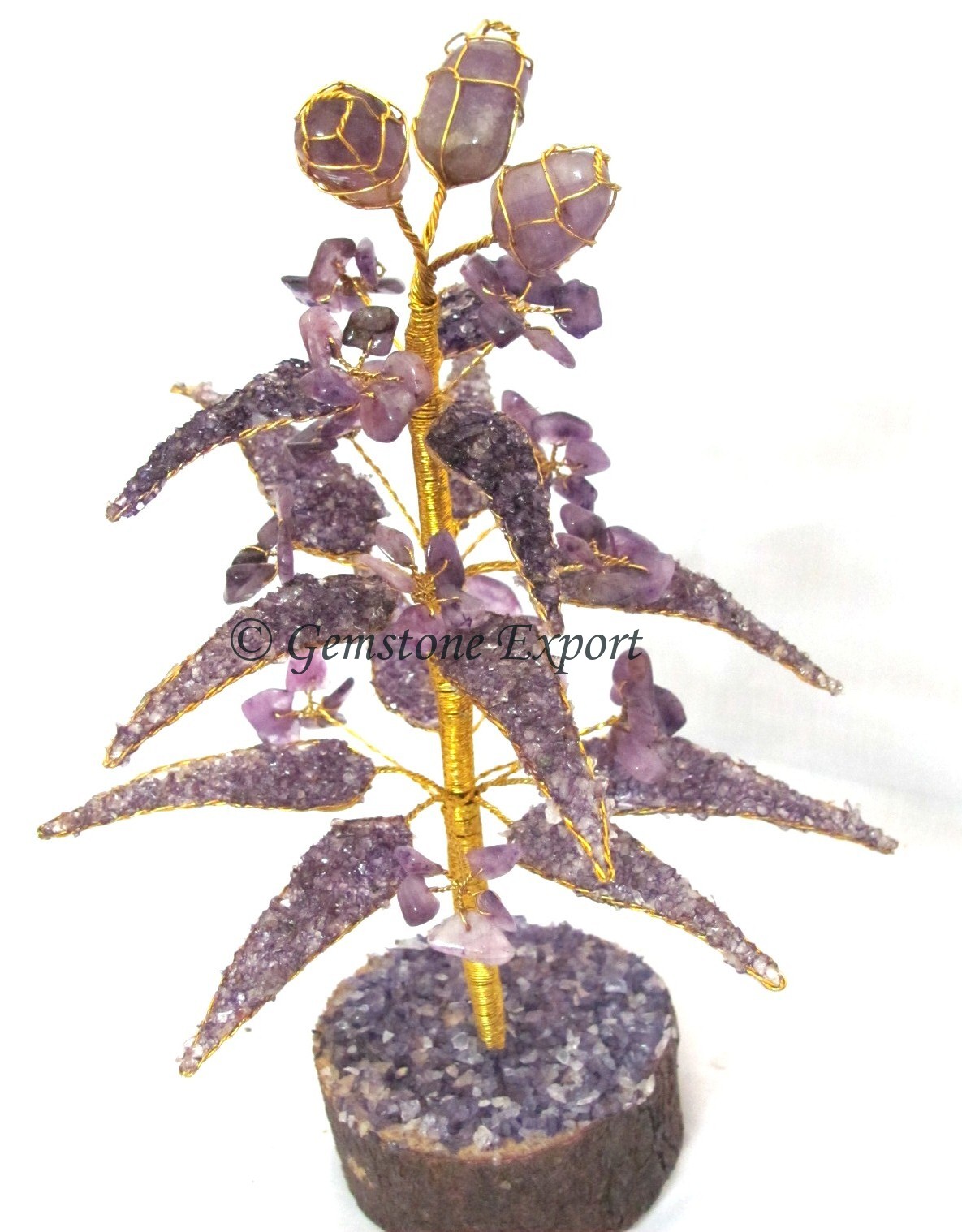 Amethyst Quartz Gemstone Tree