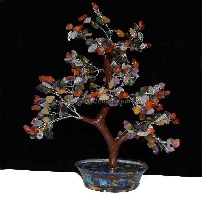 Chakra Stone Step 300pcs Tree with Orgone Base