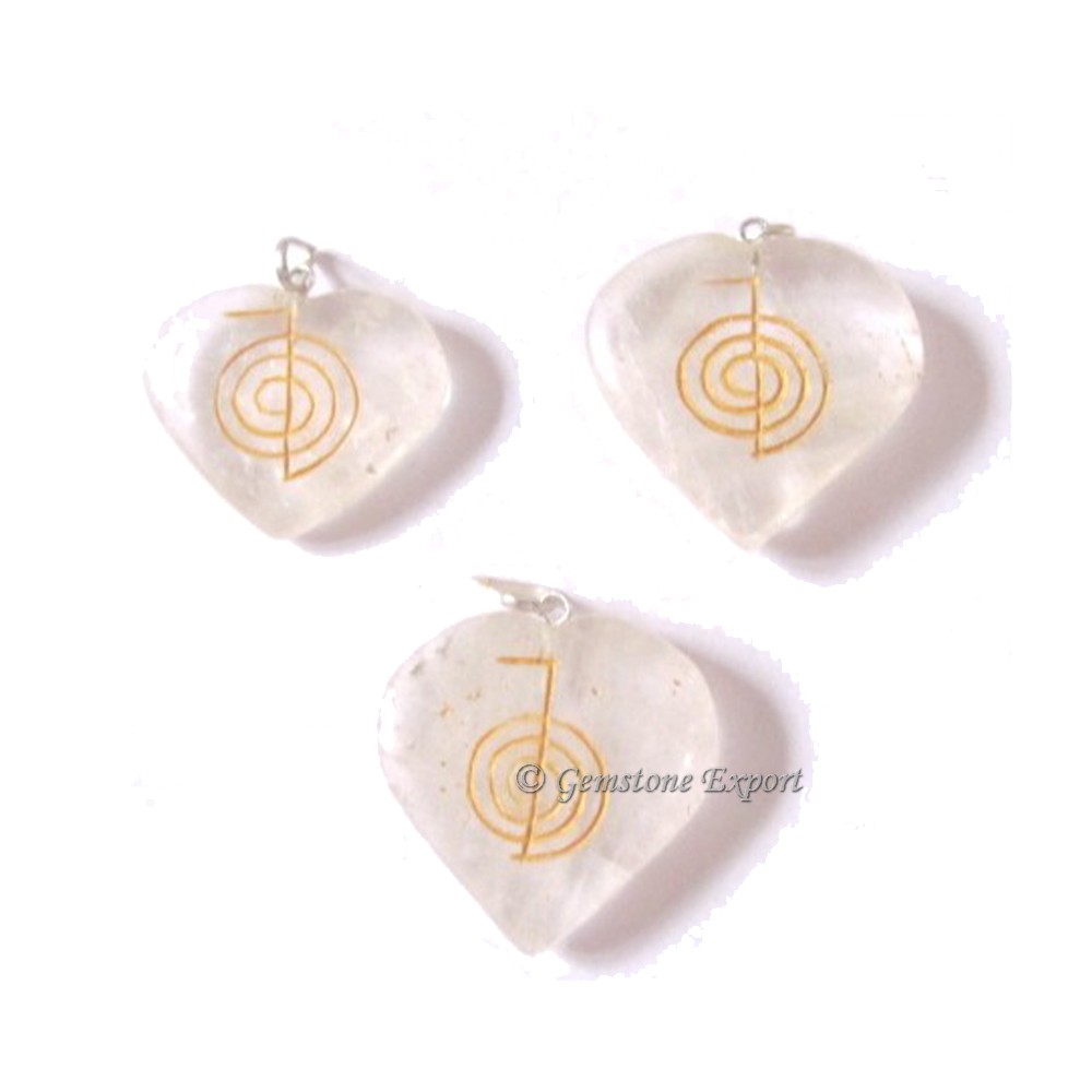 Rose Quartz Choko-Reiki Pendants