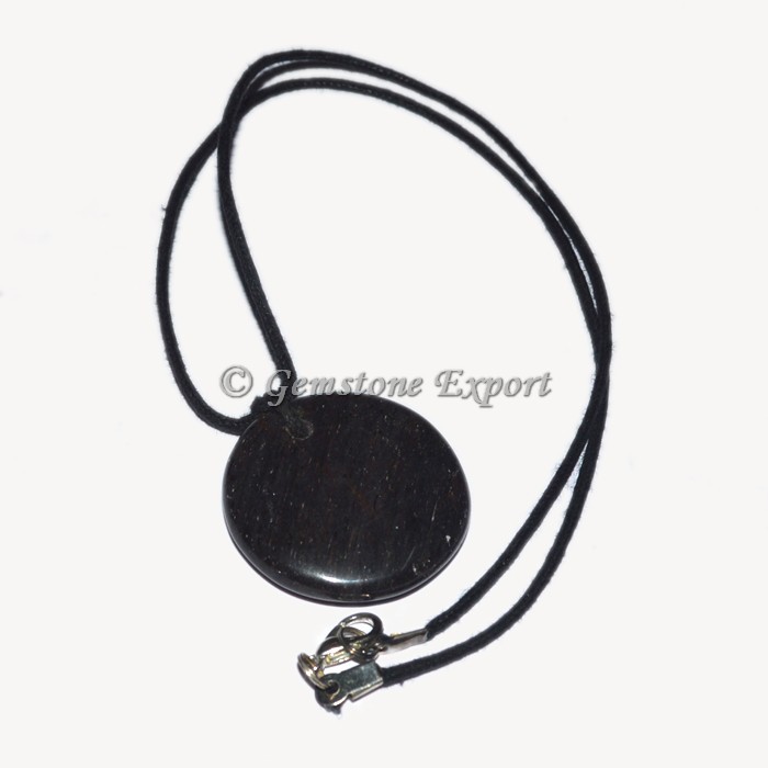 Blue Aventurine Disc Stone Pendant