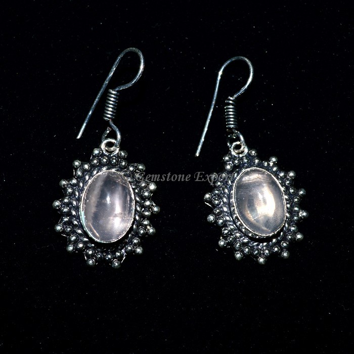 Crystals Oval Earing