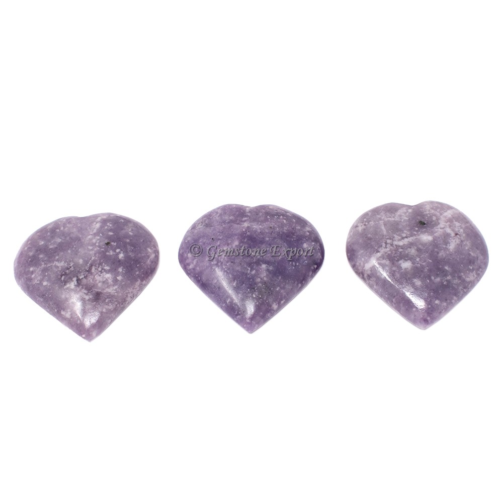 Lepidolite Big Hearts
