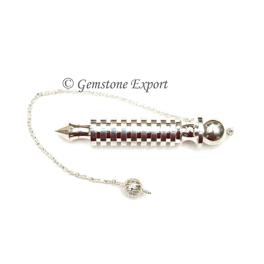 Nine Isis Brass pendulums