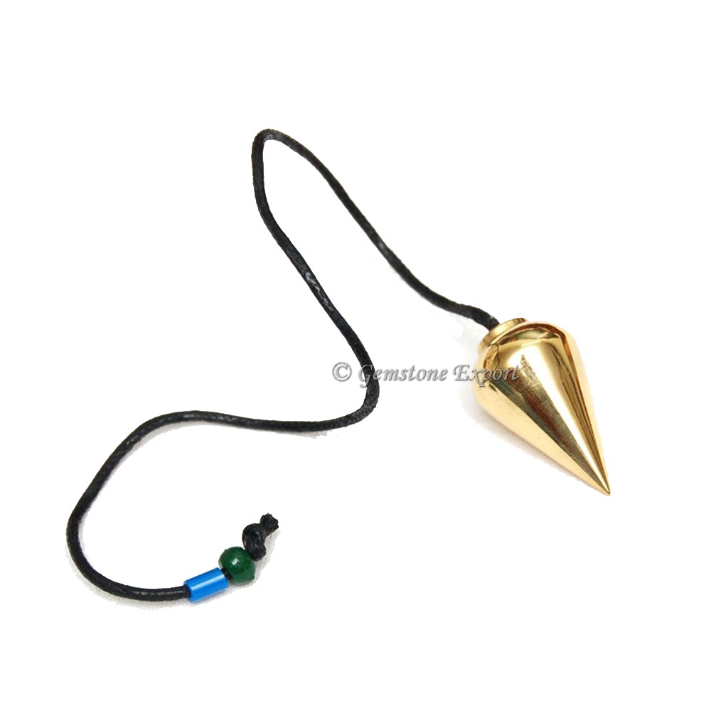 Golden Brass Drop Pendulums