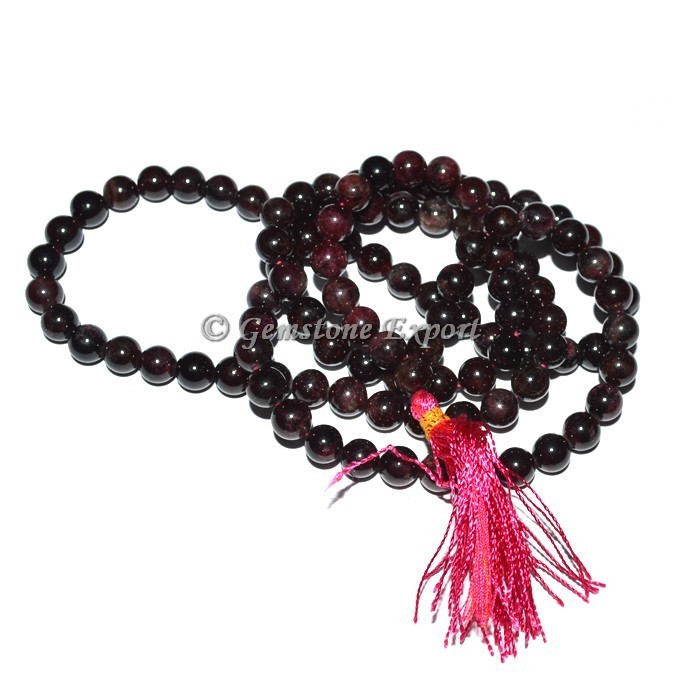 Garnet Japa Mala