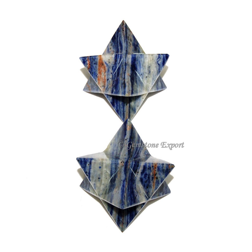 Sodalite Big Merkaba Star