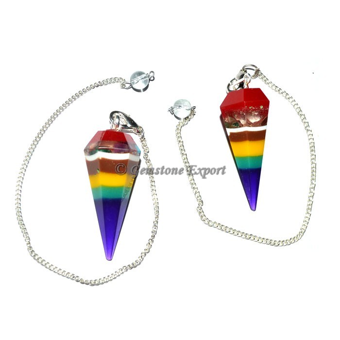 Orgone Chakra layers Pendulums