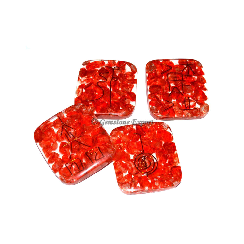 Red Jasper Orgone Usui Reiki Set