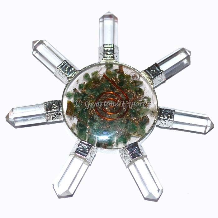 Orgone Green Jade Disc Generator