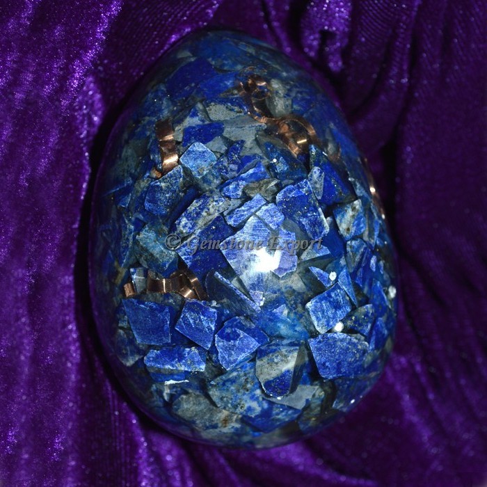 Orgone Lapis Stone Eggs