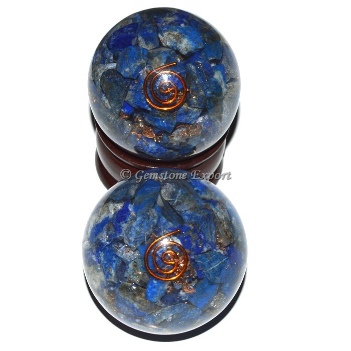 Lapis Lazuli Orgonite Sphere