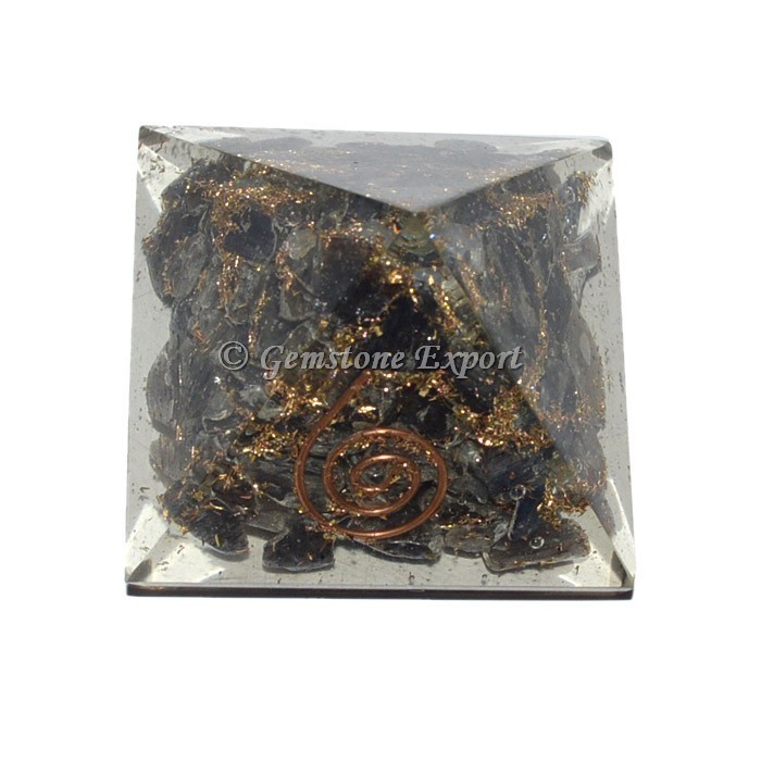 Iolite Orgonite Pyramid