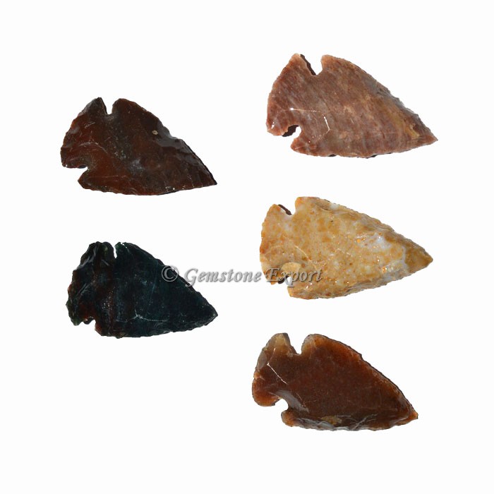 Agate Arrowheads Polished