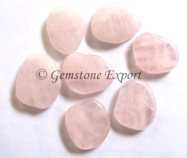 Rose Quartz Unshaped Palm stone