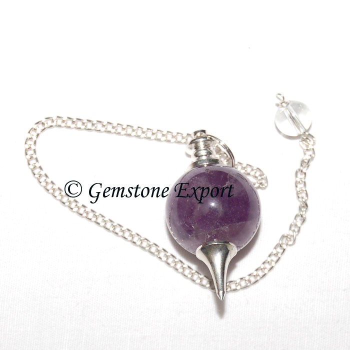 Amethyst Ball Pendulums