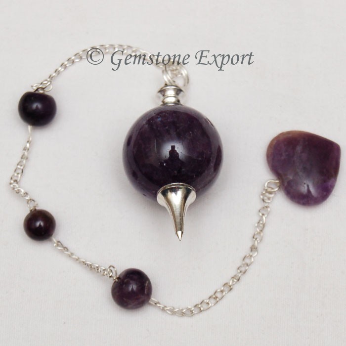 Amethyst Healing Ball Pendulums