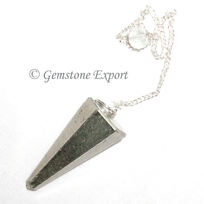 Pyrite  6 Faceted Cone Pendulums