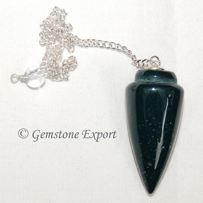 Black Agate Plain Pendulums