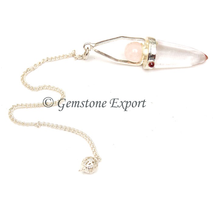 Crystal Quartz Pendulums