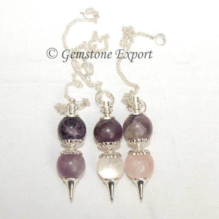 Mix Gemstone Ball Pendulums