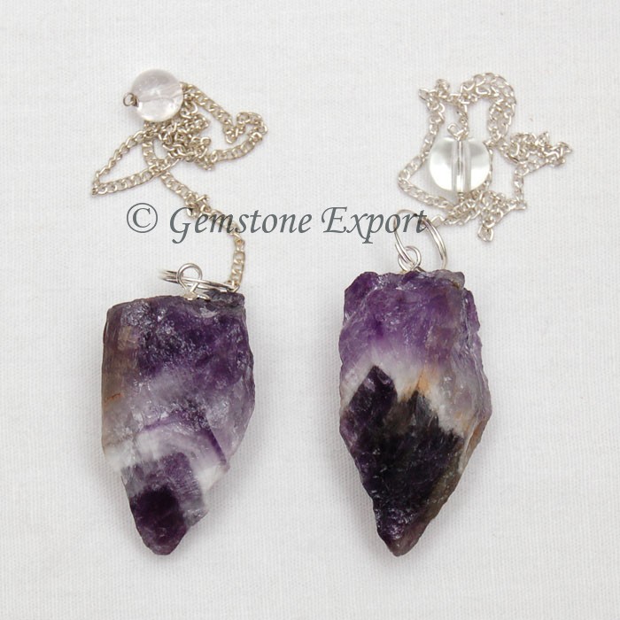 Amethyst Rough Pendulums