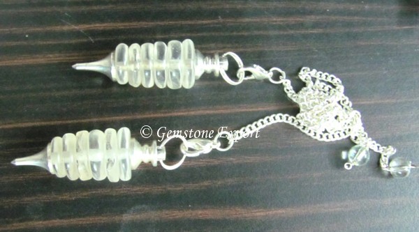 Crystal Quartz Tyre Pendulums