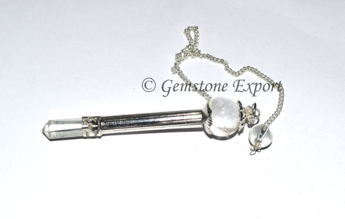 Crystal Quartz Pendulums