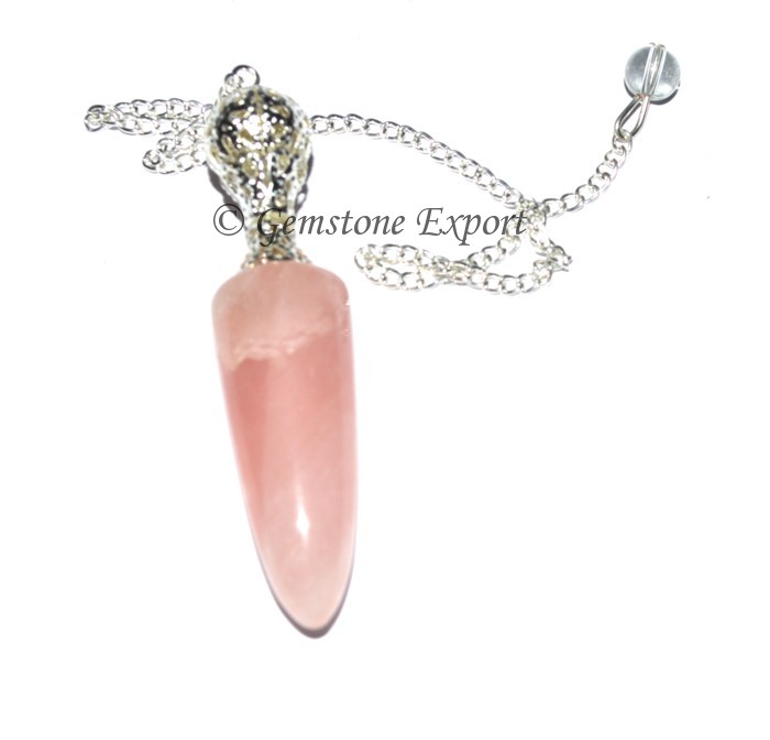Rose Quartz Plain Pendulums