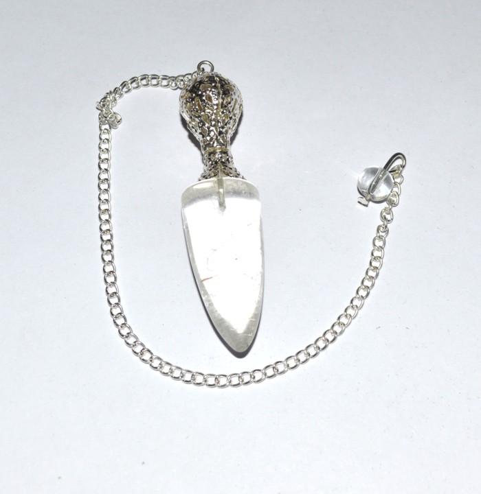 Crystal Quartz Fashion Cap Pendulums