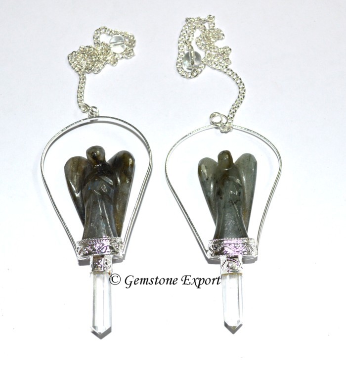 Labradorite Angels Pendulums