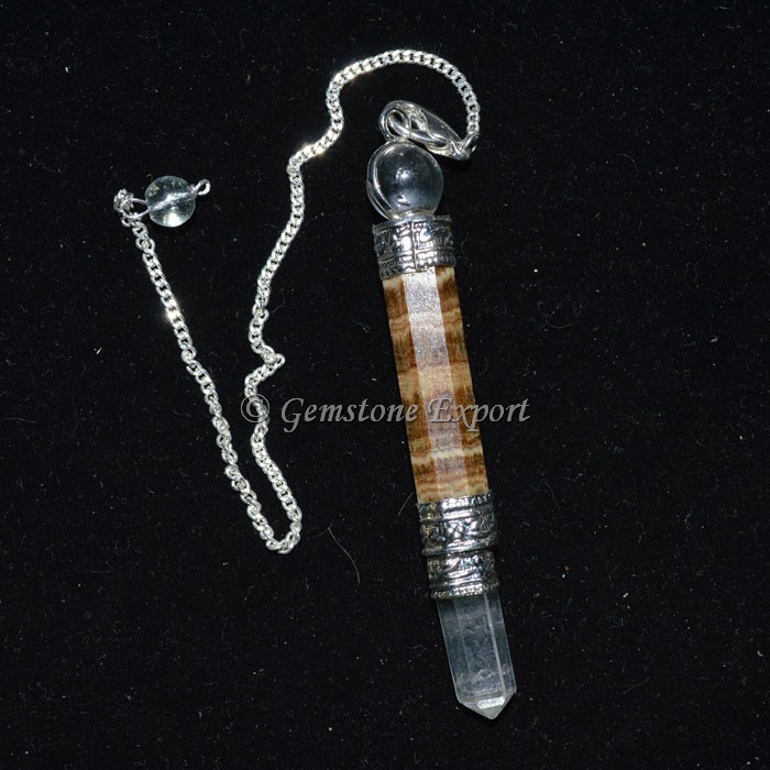 Tiger Eye 3 Pcs Stone Pendulum