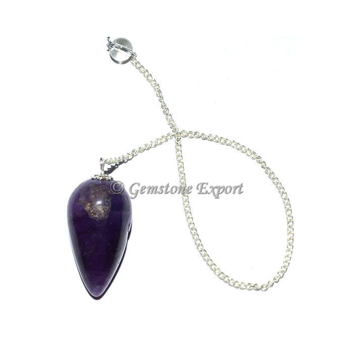 Amethyst Dowsing Drop Pendulum