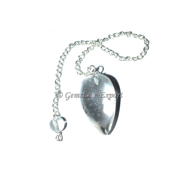 Crystal Quartz Drop Pendulum