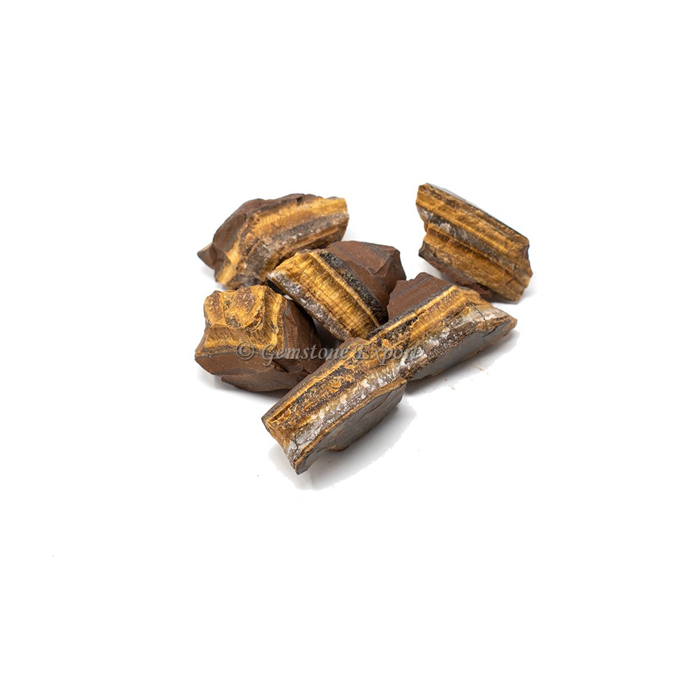 Tiger eye Rough Chunk Tumbled